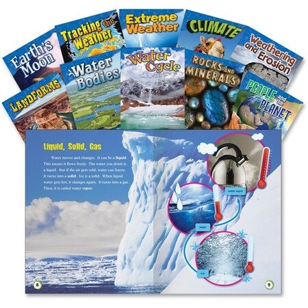Shell Education Teacher Created Materials Earth And Science Books Grade 2-3, 10 Sets, Ast SHL23422